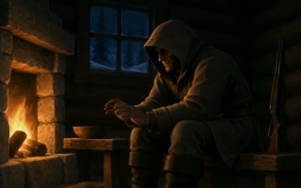 Inhospitable — cinematic frame